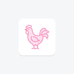 Bantam, vector, pixel perfect, illustrator file