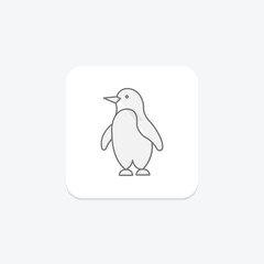 Penguin, vector, pixel perfect, illustrator file