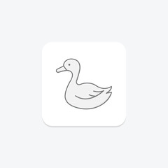 Duck, vector, pixel perfect, illustrator file
