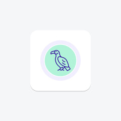 Fototapeta premium Vulture, vector, pixel perfect, illustrator file