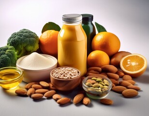 products containing and vitamin a selective focus