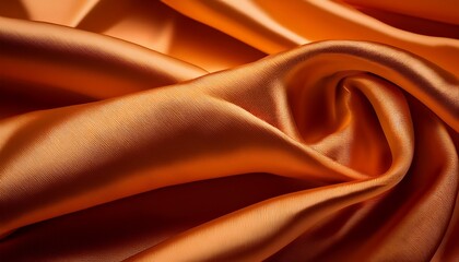 Fototapeta premium stunning orange satin fabric texture a luxurious design