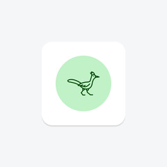 Roadrunner, vector, pixel perfect, illustrator file