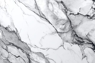 Fototapeta premium Elegant white marble texture with subtle veins ideal for upscale product presentations.