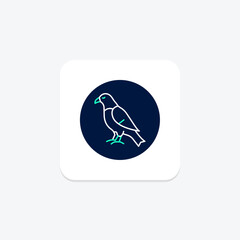 Hawk, vector, pixel perfect, illustrator file