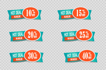 Sale banner offer, discount icon.