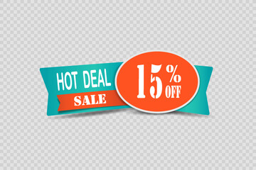 Sale banner offer, discount icon.