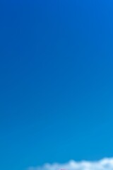 Fototapeta premium Serene Skies and Dreamy Clouds Unveiling an Abstract Composition in the Azure Expanse Above All