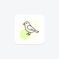 Sparrow, vector, pixel perfect, illustrator file