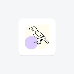 Raven, vector, pixel perfect, illustrator file