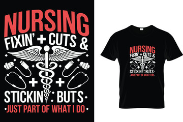Nursing fixin cuts & stickin butts just part of what i do 