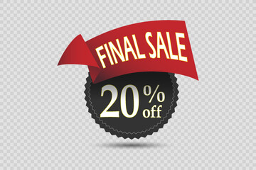 Price tag and banners for sale. Sticker and discount sticker.