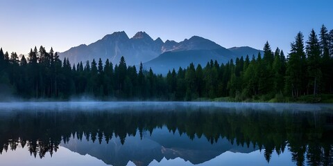 Obraz premium Serene Lake Views