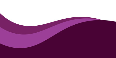 Curved Header and Footer Element. EPS 10