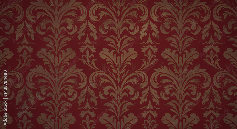 Poster a digital painting with soft, blended brushstrokes and a slightly textured appearance depicts a repe