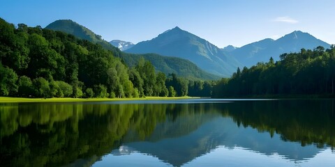 Fototapeta premium Serene Lake Views