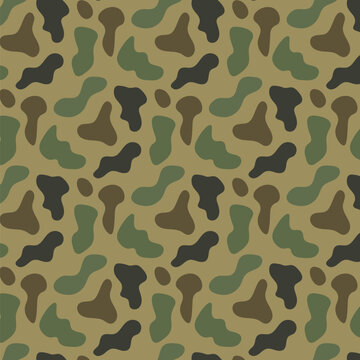 Beautiful Duck Hunter Camouflage seamless pattern design