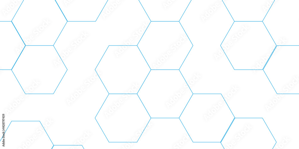 Poster abstract white background with hexagons . white hexagonal background luxury white pattern seamless b