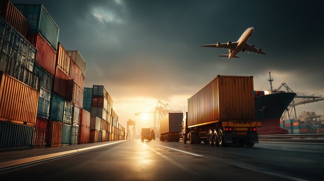 Integrated logistics with freight transport vehicles