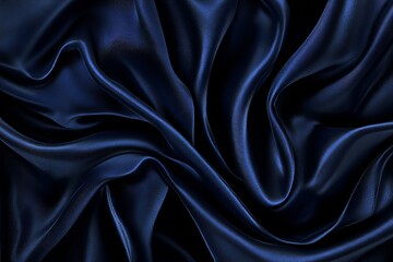 Obraz premium Sophisticated dark blue velvet texture with a luxurious feel.