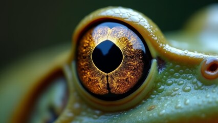 Close-Up Of A Tree Frog's Eye