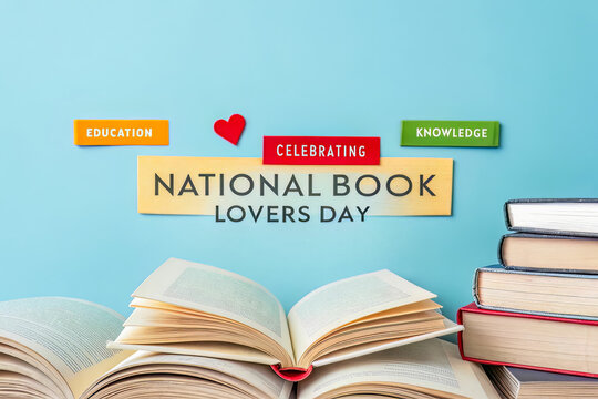 Celebrating National Book Lovers Day with Open Books and Educational Elements