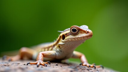Obraz premium Ornate Tree Lizard On a Rock