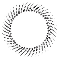 halftone circle background