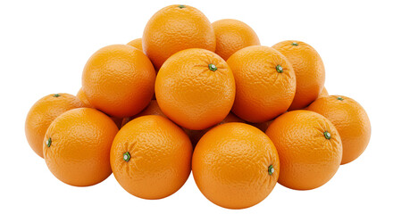 Pile fresh oranges