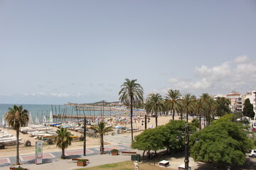 Coast of Sitges, Spain