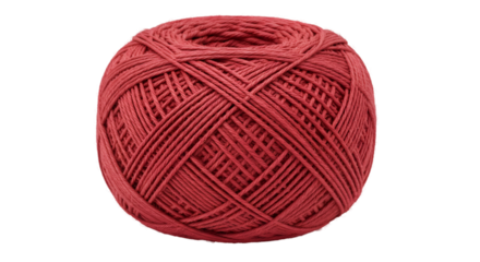 Red yarn ball stock photo