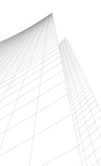 Fototapeta premium Architecture building. Design background vector illustration