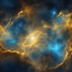 Fototapeta premium Abstraction of outer space with galaxies, nebulae and stars