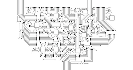 Circuit technology background. 