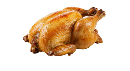 Isolated Roasted Chicken