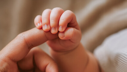 tender moment of family life is captured as baby reaches for parent finger, symbolizing goals and connection this beautiful
