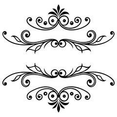 Elegant Decorative Vintage Dividers