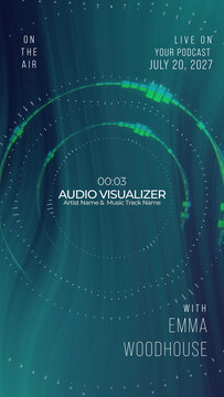 Vertical Audio Visualizer