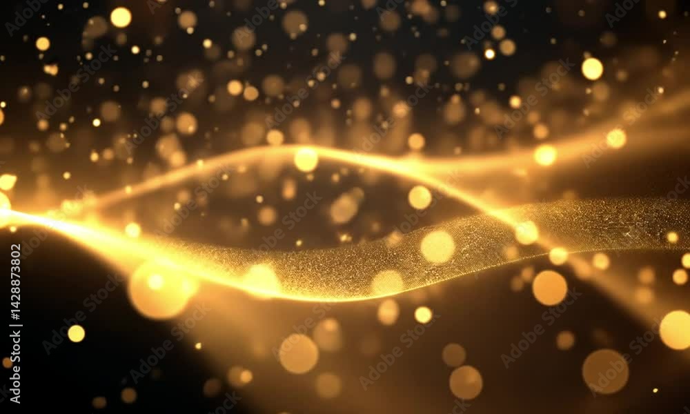 Canvas Prints soft glowing light illuminating floating dust particles against a dark dramatic backdrop made with g
