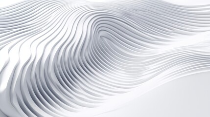 Obraz premium Abstract 3D illustration with dynamic technology line pattern and glowing light trails, representing futuristic digital structure, modern innovation, data stream movement in virtual cyberspace design