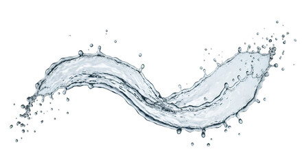 Water splash flowing image