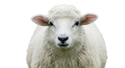 Fototapeta premium White sheep portrait
