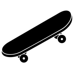 skateboard isolated on white background © Mahbub