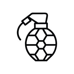 Obraz premium Grenade Vector Illustration