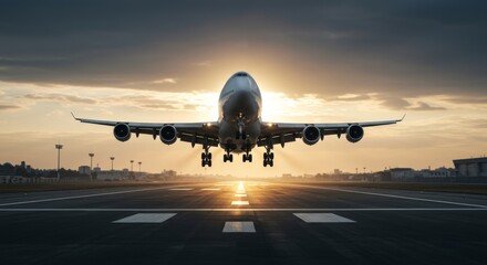 Fototapeta na wymiar Aircraft Taking Off