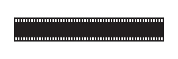 Film strip. movie film long strip icon. vector illustrator. eps10.