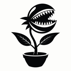 Venus Flytrap Vector Illustration © MSTTARZINA