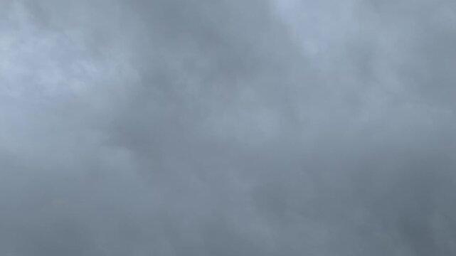 beautiful cloudy and snowy sky in timelapse