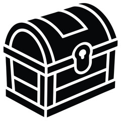 Treasure Chest Vector Illustration
