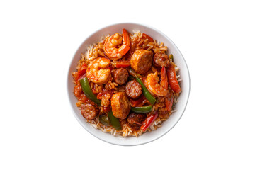 Delicious Shrimp and Sausage Rice Bowl Spicy Cajun Cuisine